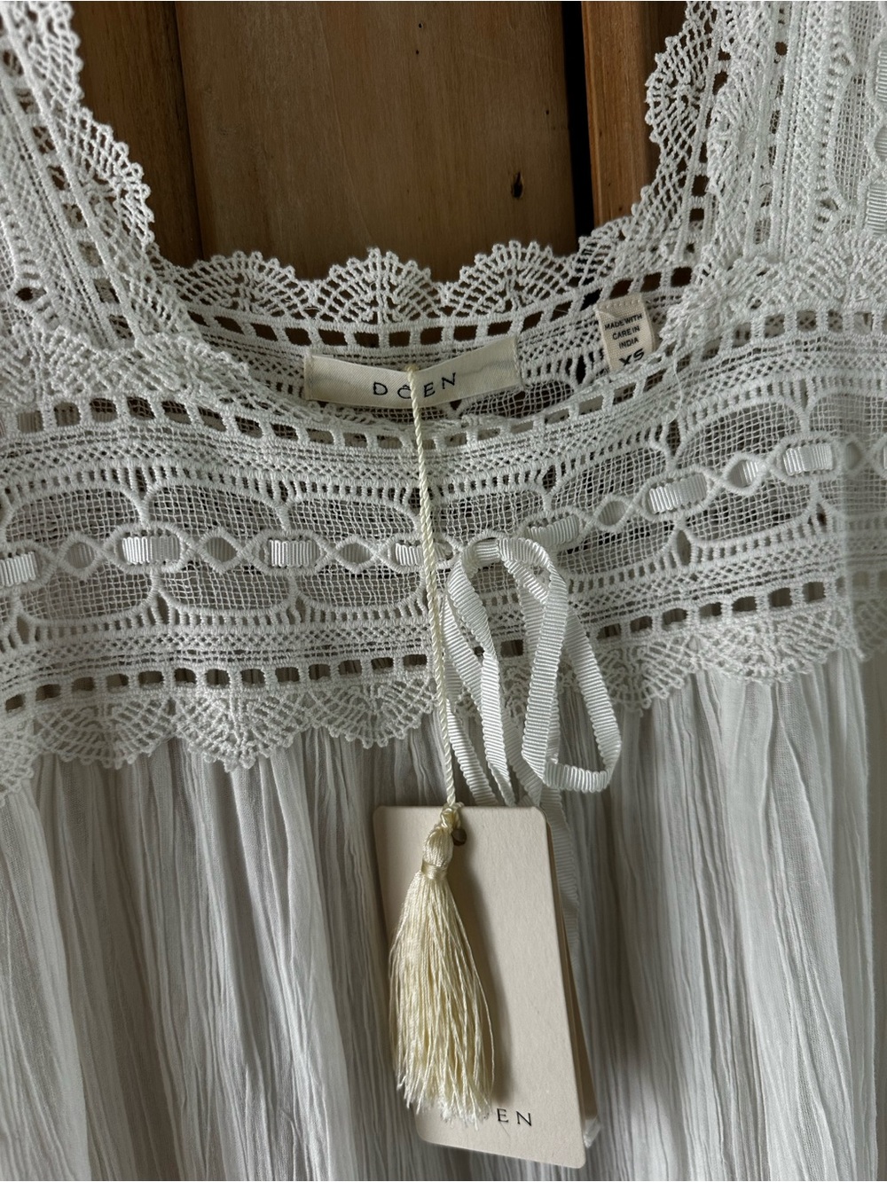 NWT Doen Briony dress in Salt - XS - Picture 3 of 3